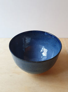Hand thrown blue bowl