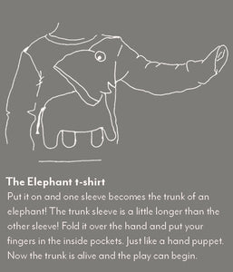 Elephant Tee - Classic blue