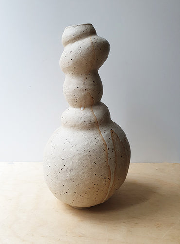 Sculptural hand built vase - SOLD