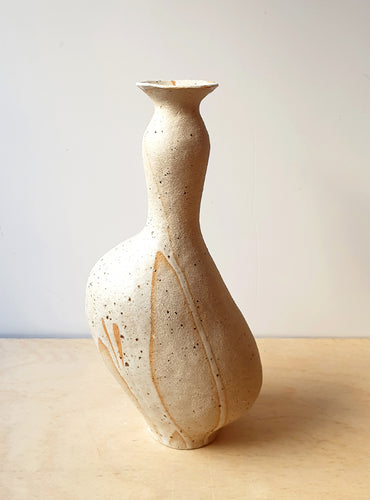 Strange Bird_ handbuilt vase - CAN BE ORDERED