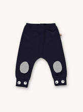 Load image into Gallery viewer, Baby Elephant Tee + baby pants. A set in dark navy blue