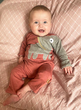 Load image into Gallery viewer, Baby Elephant onesie - Red soil
